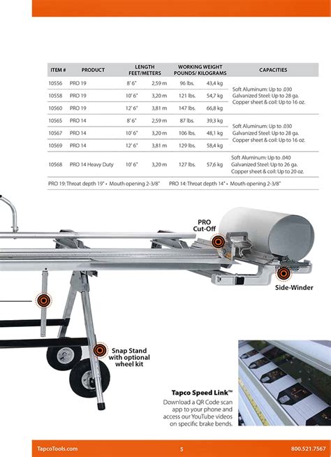 10 foot sheet metal brake tapco proii|TAPCO brake parts diagram.